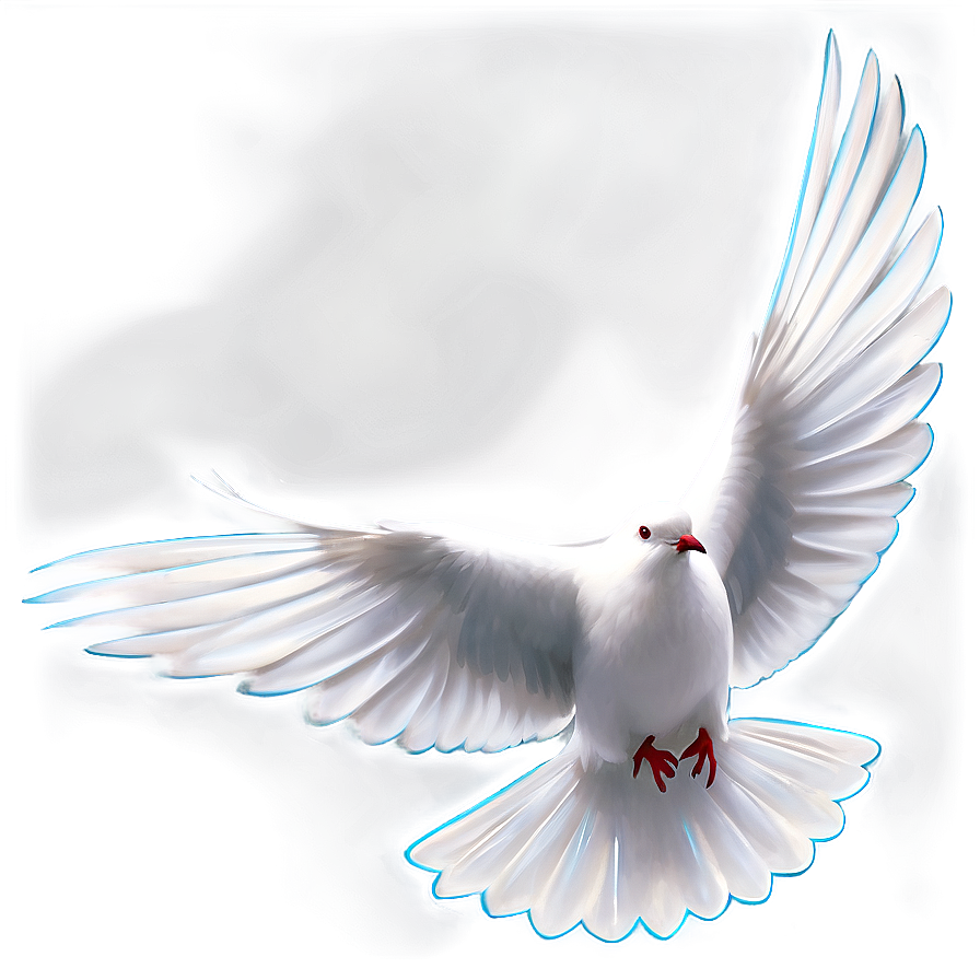 Black And White Dove Clipart Png 7