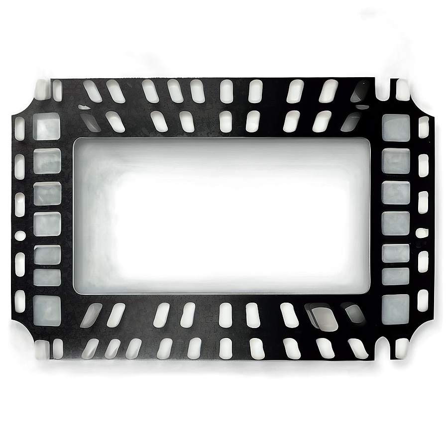 Black and White Film Frame PNG rfl6 PNG image with a transparent background, free high-resolution download