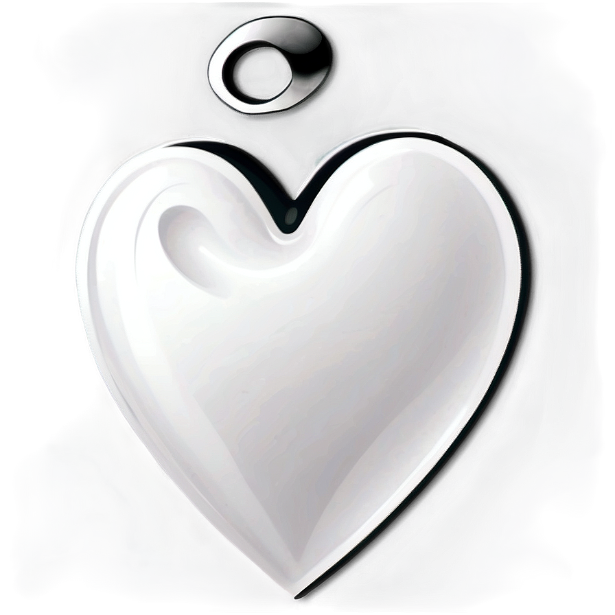 Black And White Heart Clipart Png 71