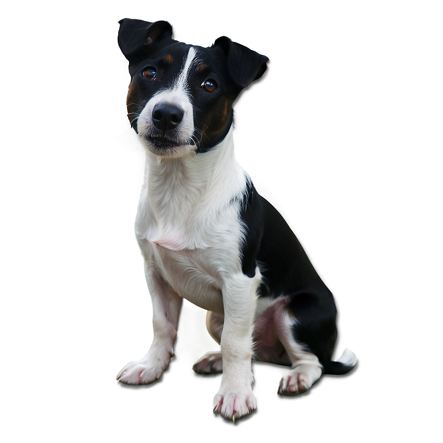 Black And White Jack Russell Png Pjj