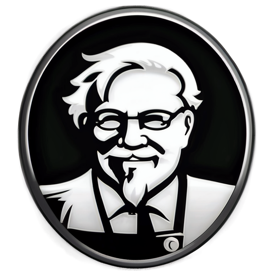 Black And White Kfc Logo Png 61