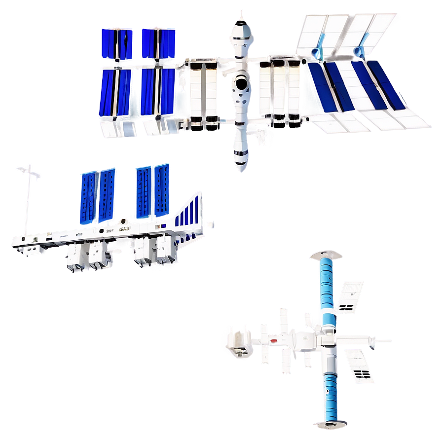 Black And White Sketch Of Iss Png 06282024