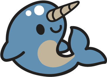 Black And White Stock Narwhal Clipart Transparent - Narwhal Clipart PNG with transparent background