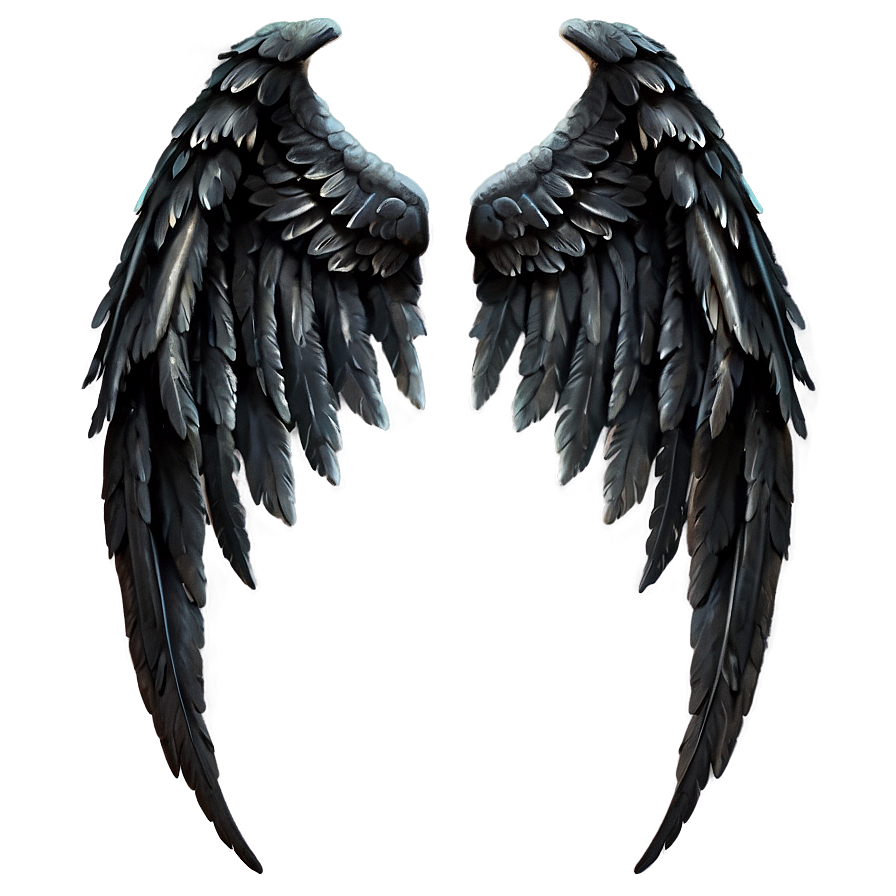 Black Angel Wings Png Xev