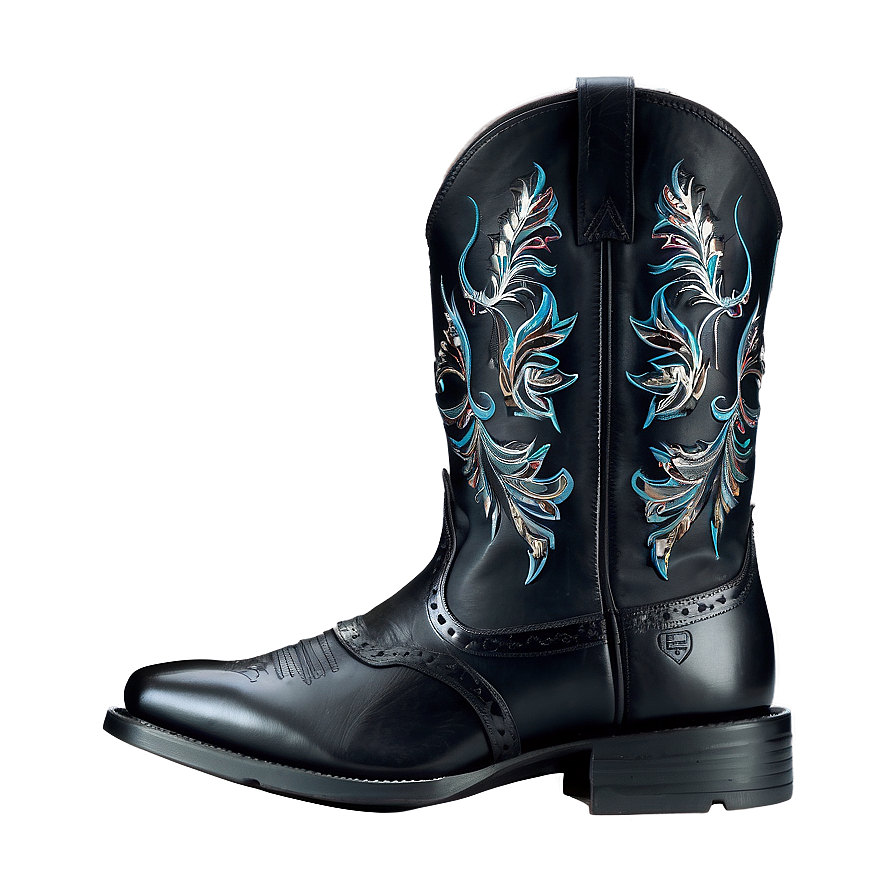 Black Ariat Boots Png 06282024