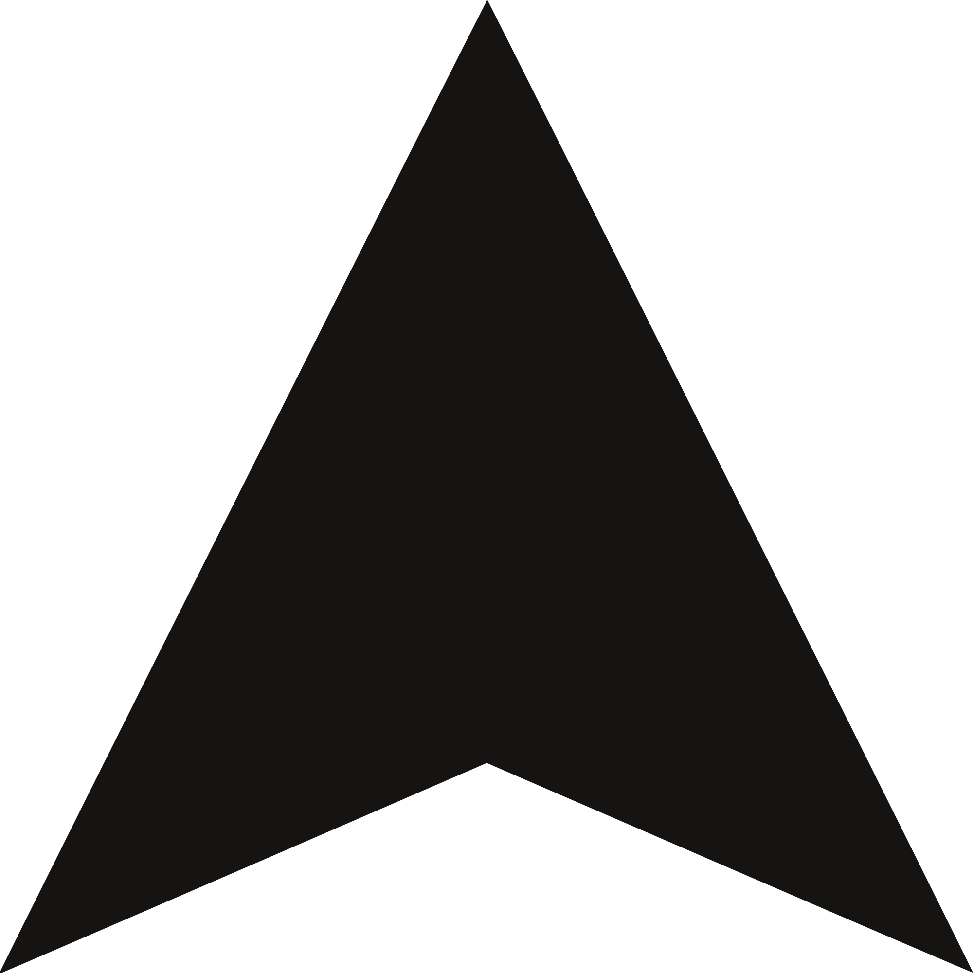 Black Arrow Icon Simple Design