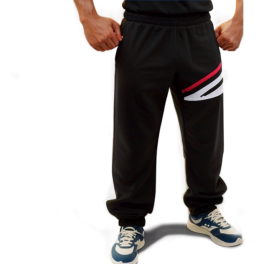 Black Athletic Pants Png Wih77