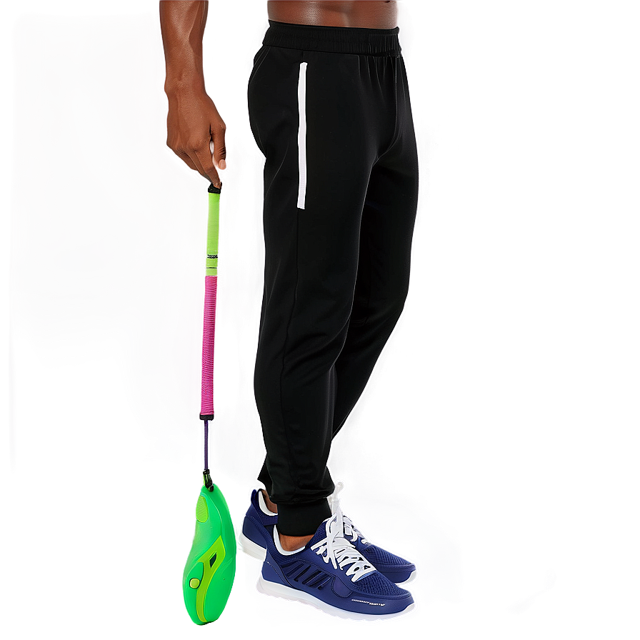 Black Athletic Pants Png Wrm95