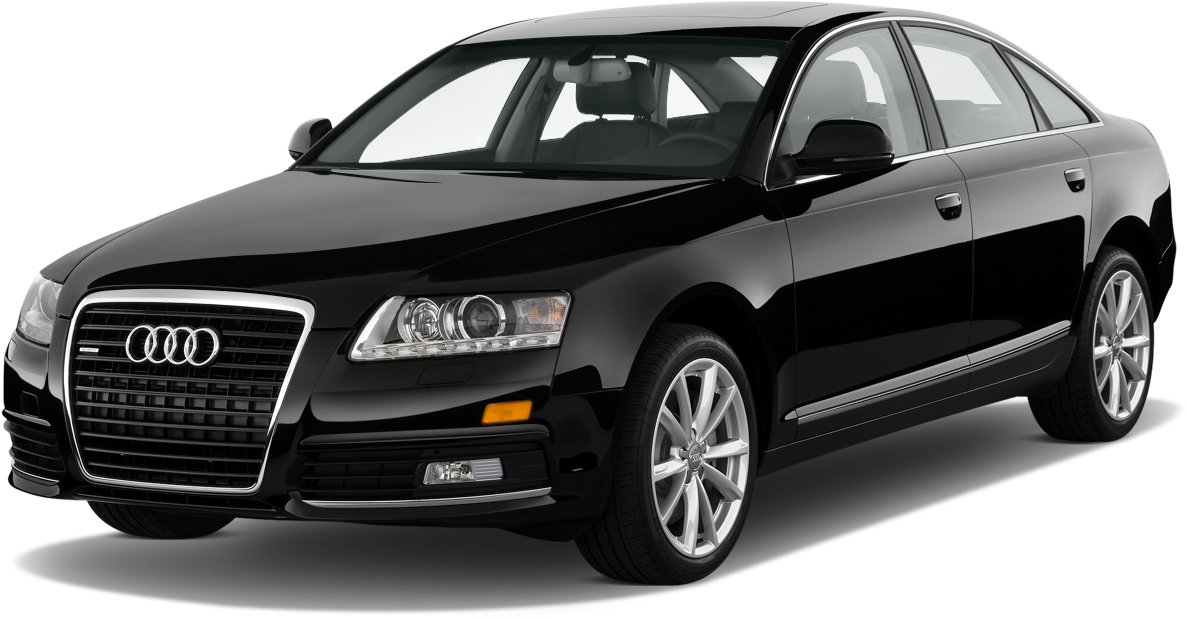 Black Audi Sedan Profile View