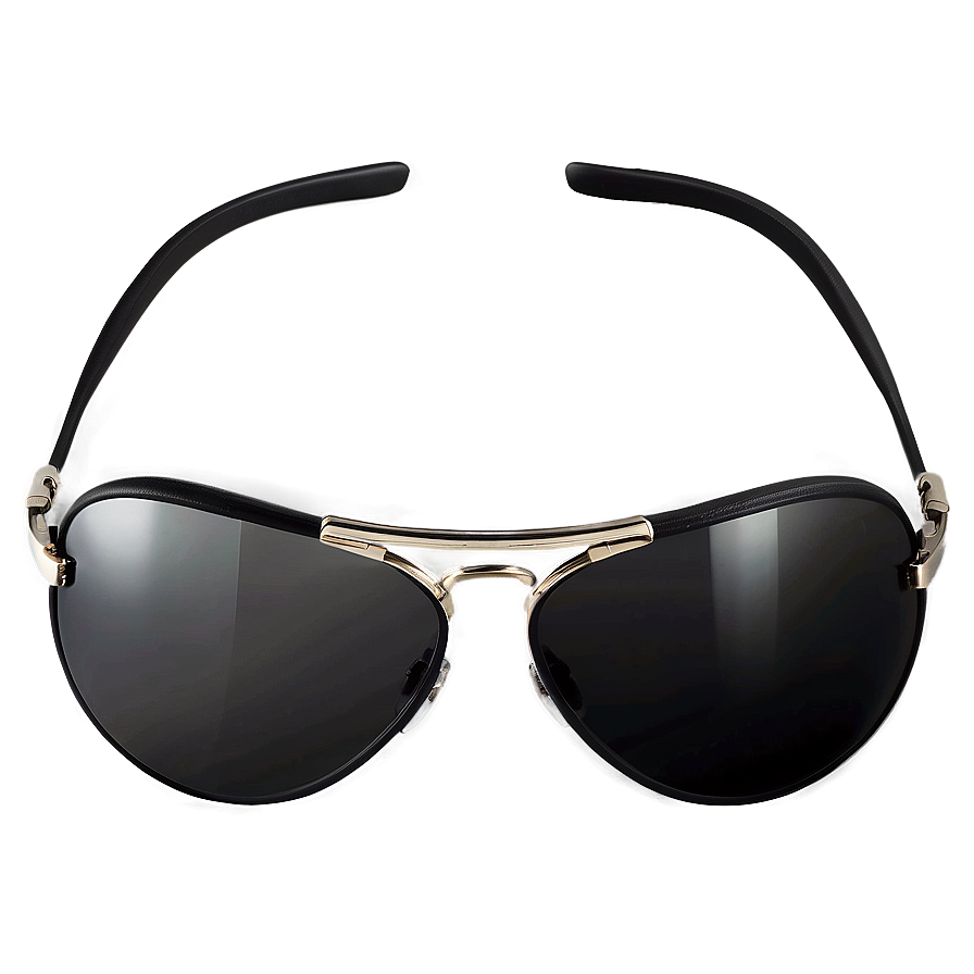Black Aviator Sunglasses PNG 06202024 PNG with transparent background