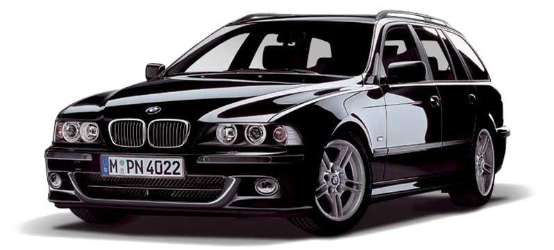 Black B M W5 Series E39 Touring