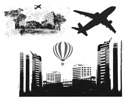 Black Background Empty Frame PNG with transparent background