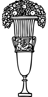 Black Background Single Flower PNG with transparent background