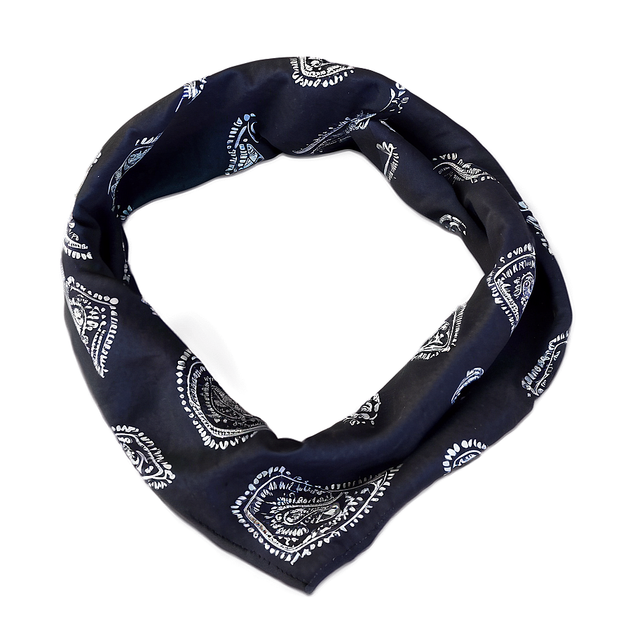 Black Bandana Art Png Pad