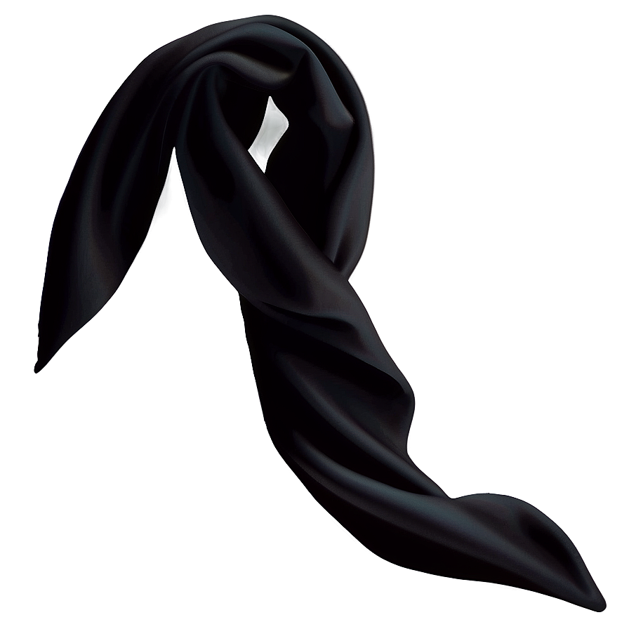 Black Bandana Silk Png 06122024