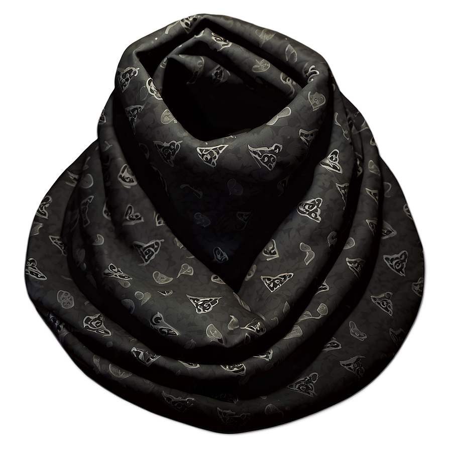 Black Bandana Wrap Png 06122024