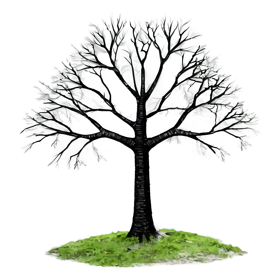 Black Bare Trees Png Tts