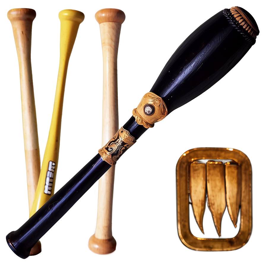 Black Baseball Bat PNG jco PNG image with a transparent background, free high-resolution download