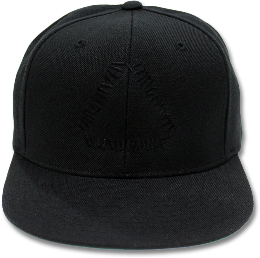 Black Baseball Cap Embroidered Logo