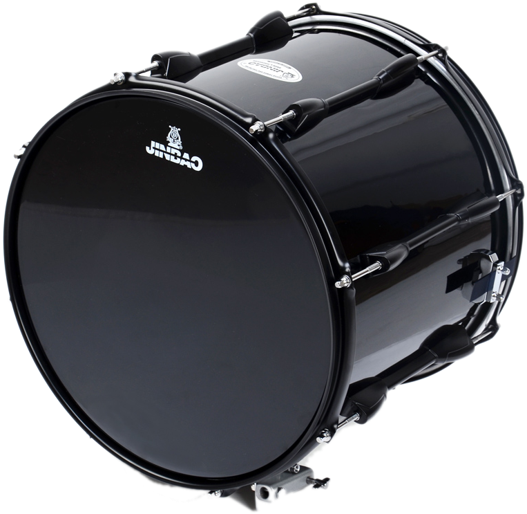Bass Drum Snare Drum Timbales Repinique Drumhead - Bass Drum In Black Background, HD Png Download PNG image with a transparent background, free high-resolution download
