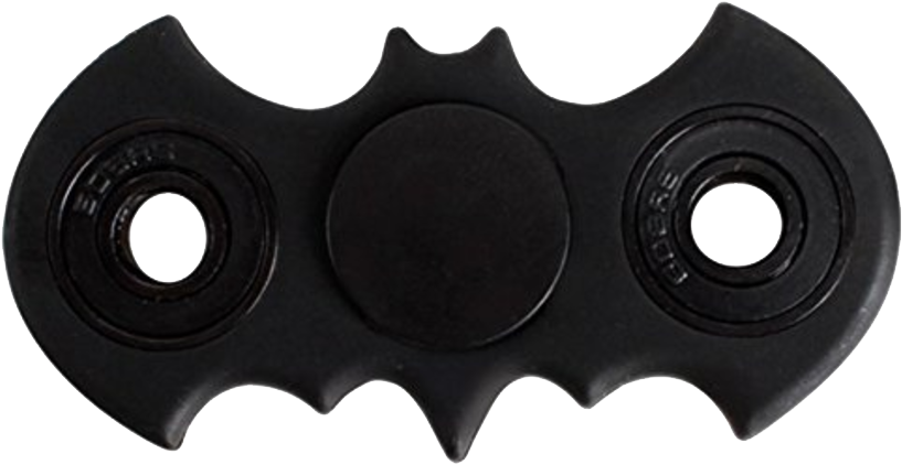 Black Bat Spinner Toy