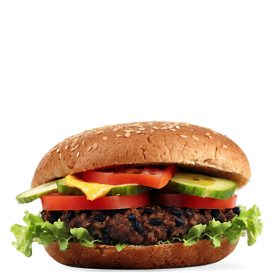 Black Bean Burger Png 94