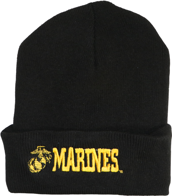 Black Beanie Mardones Embroidery