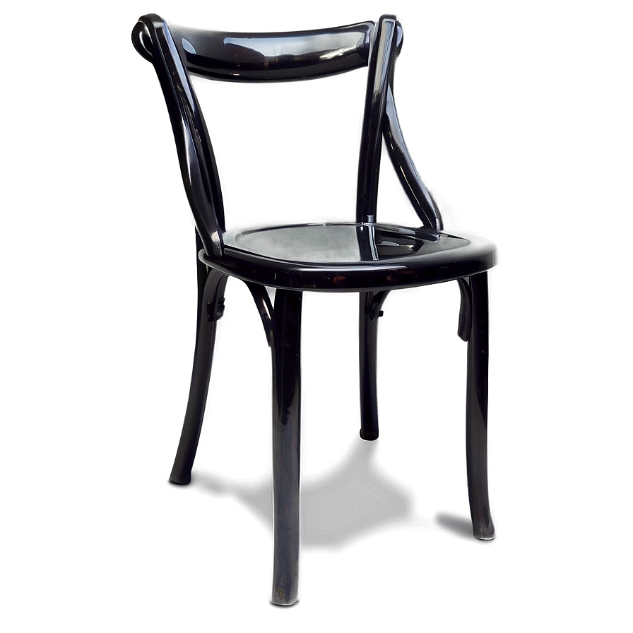 Black Bistro Chair Png Aek