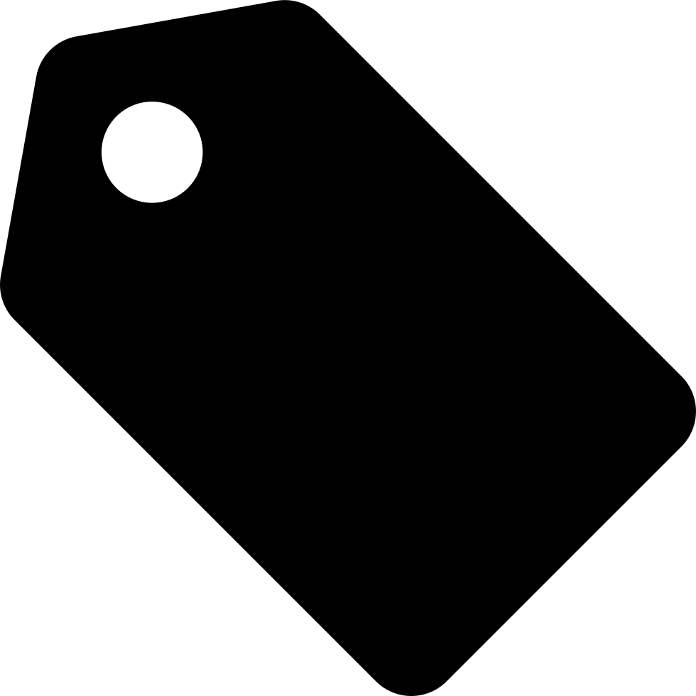 Label Shapes Png - Label Black Icon, Transparent Png PNG with transparent background