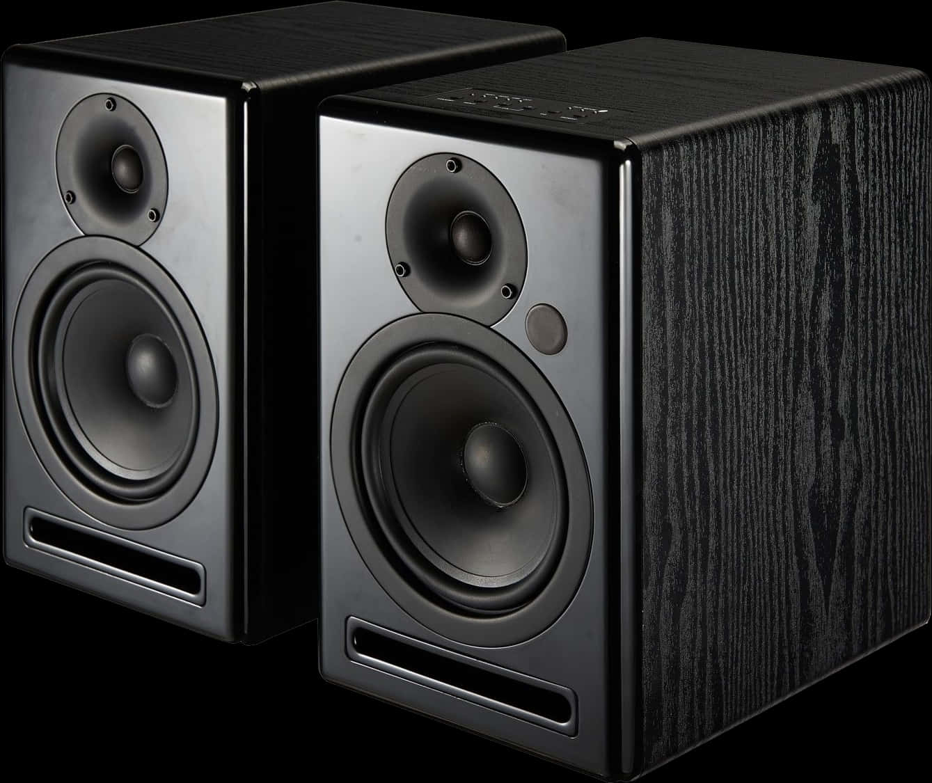 Black Bookshelf Speakers