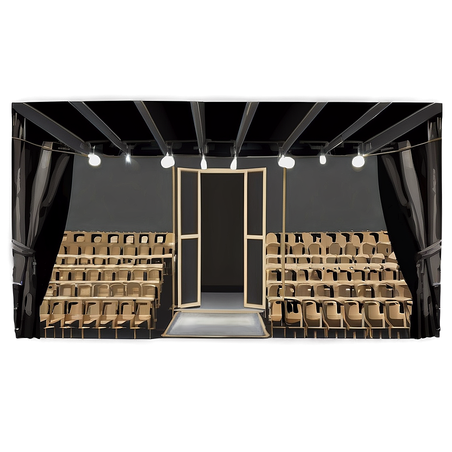 Black Box Theatre Space PNG xla PNG with transparent background