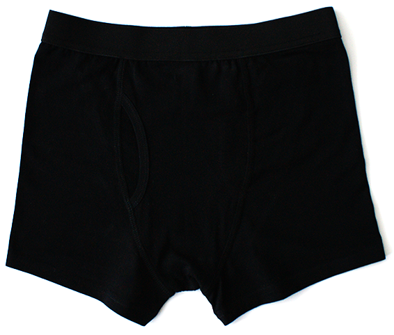 Black Boxer Briefswith White Trim