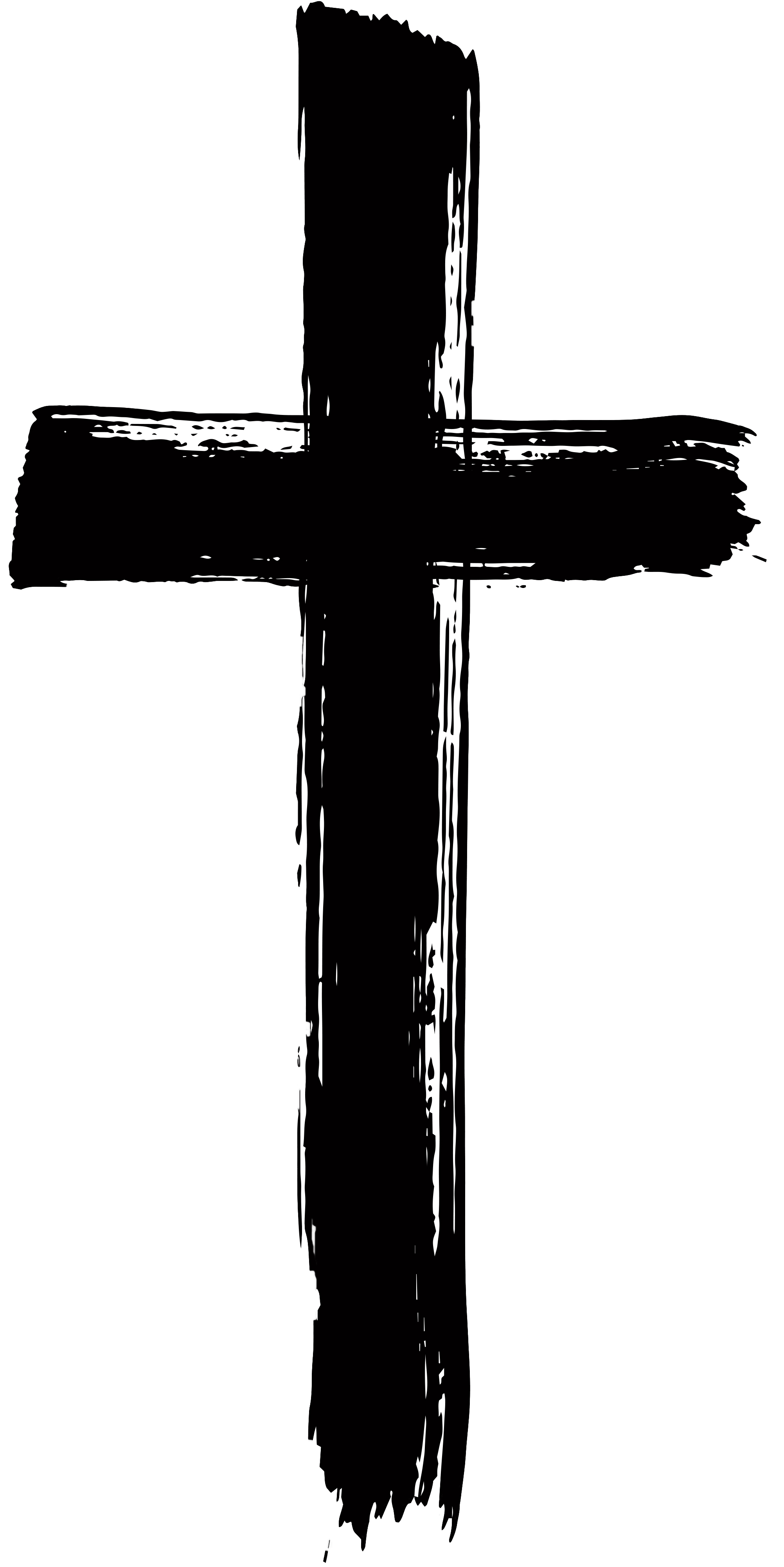 Transparent Clipart Free Download - Brush Stroke Cross Png, Png Download PNG with transparent background