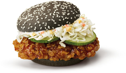Ninja Chicken Burger - Ninja Burger Mcdonalds Singapore PNG with transparent background