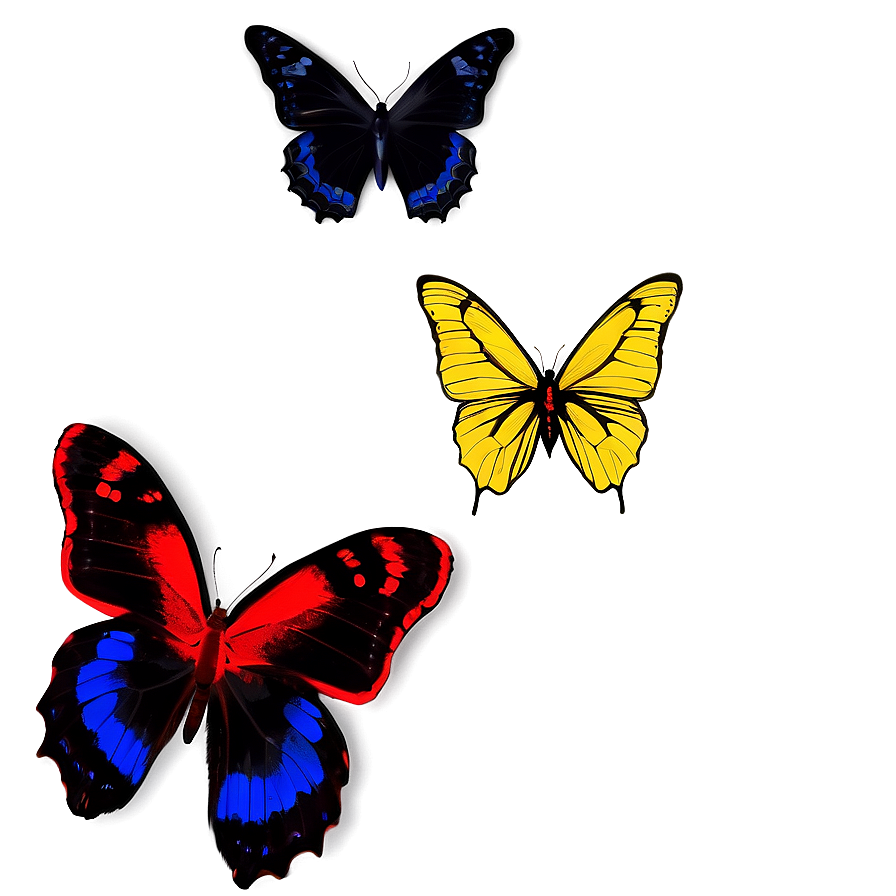 Black Butterfly Sketch Png Wgq85