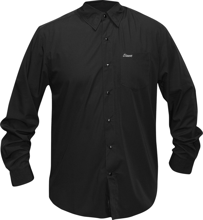 Black Button Up Dress Shirt