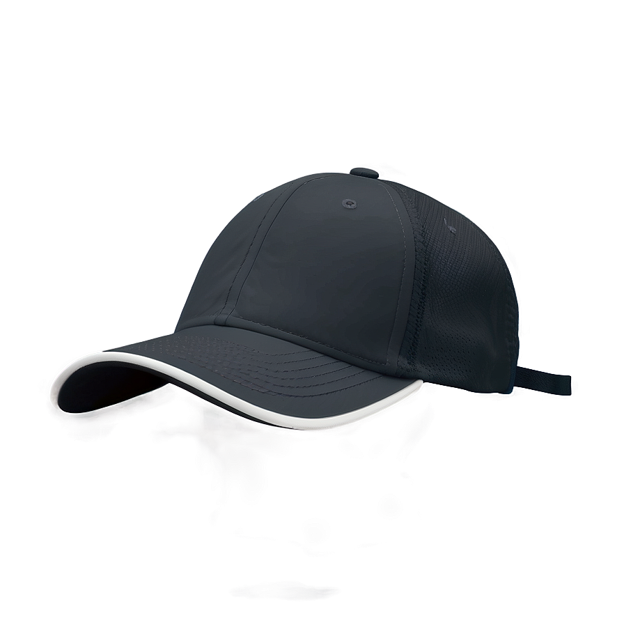 Black Cap With Adjustable Size Png Bws