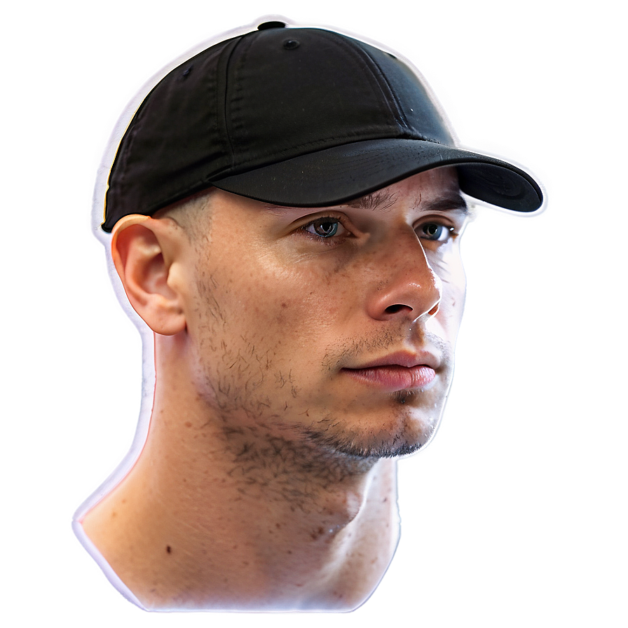 Black Cap With Uv Protection Png 30