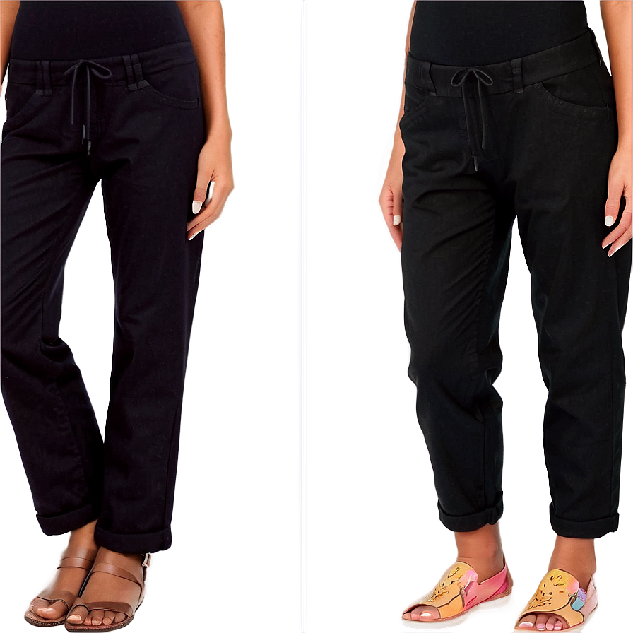 Black Capri Pants Png 06212024