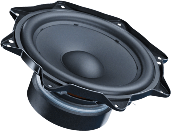 Black Car Audio Speaker