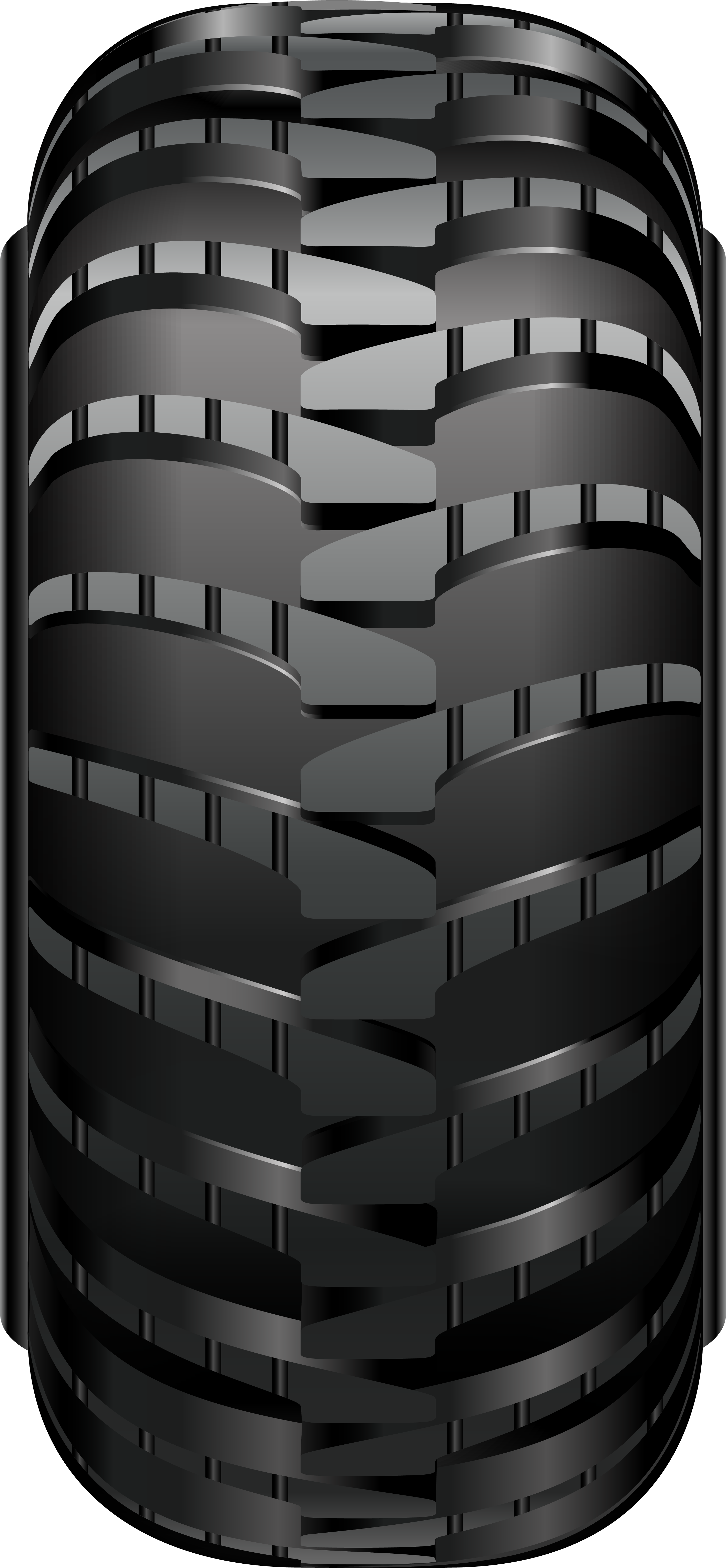 Black Car Tire Clipart