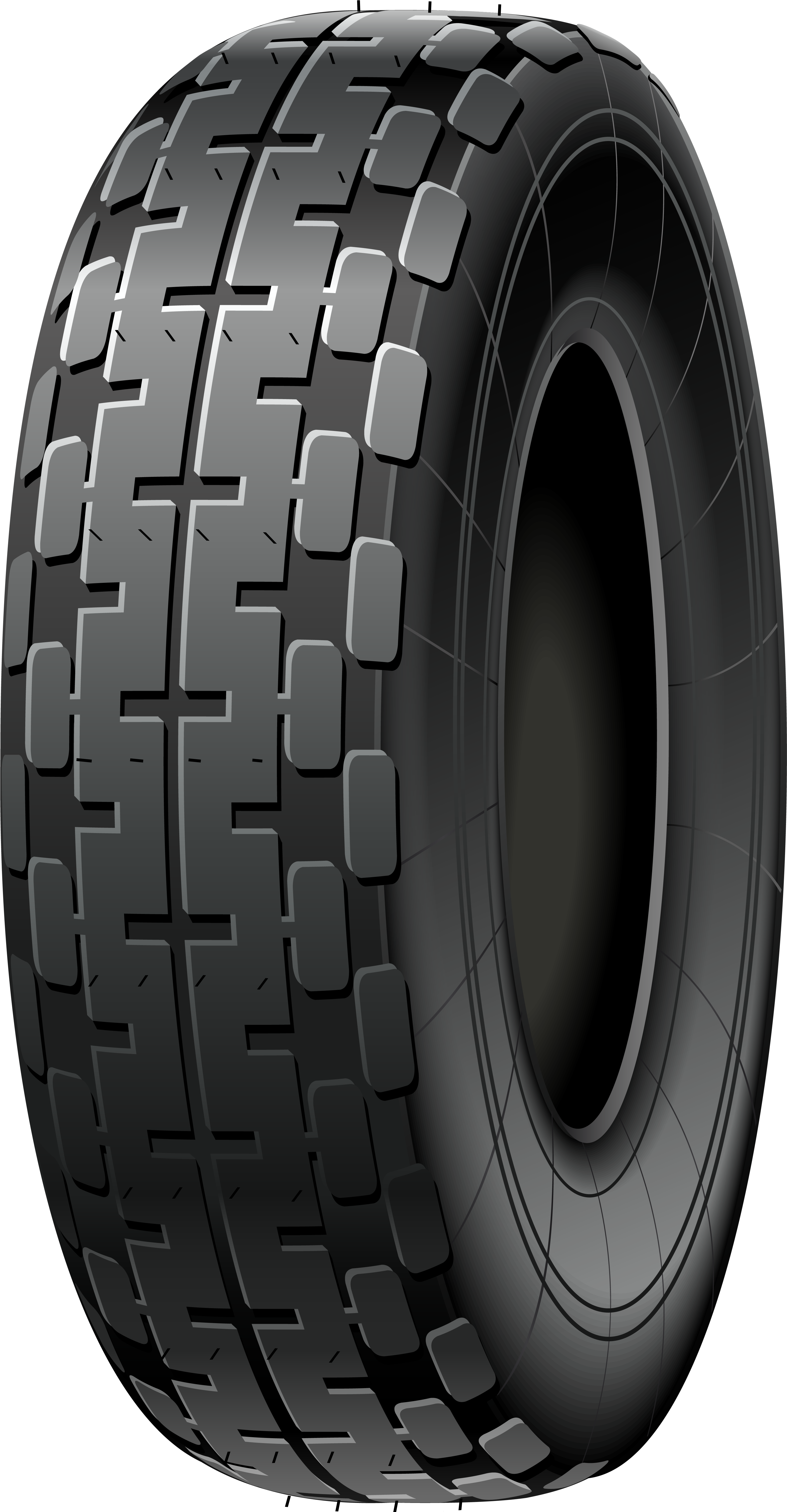 Black Car Tire Clipart