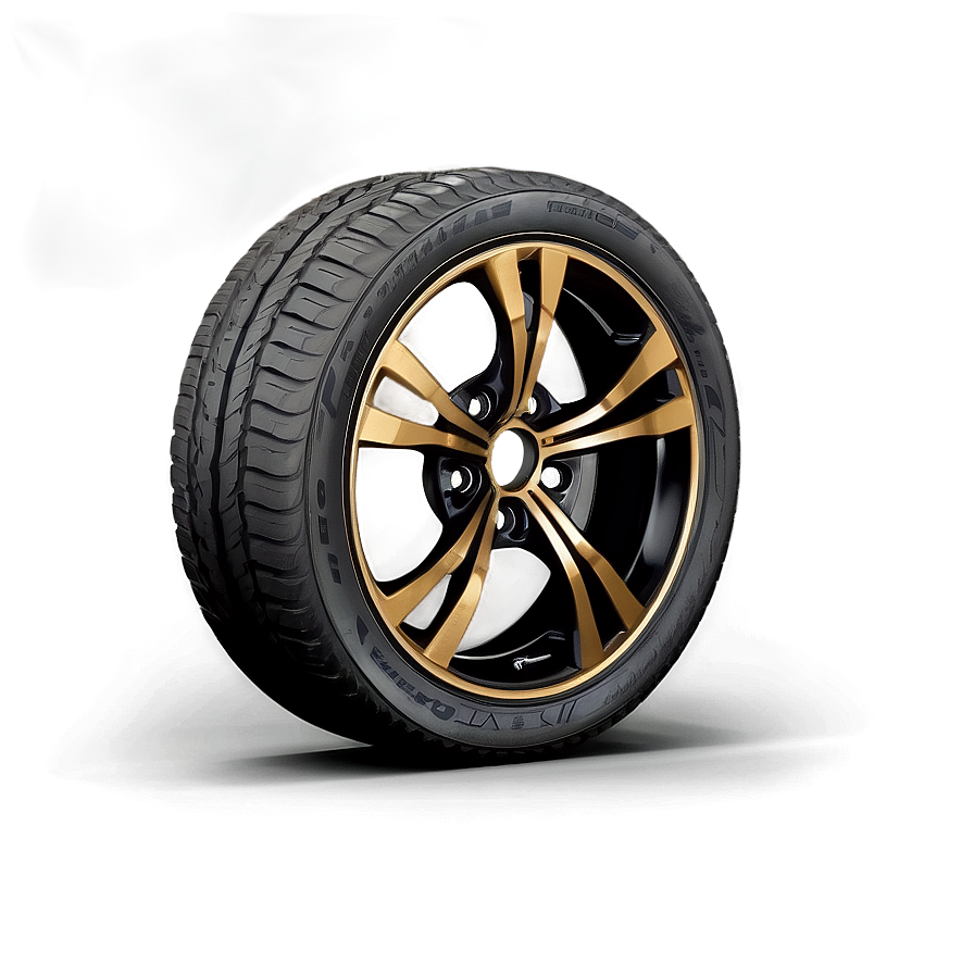 Black Car Wheel Png 06122024