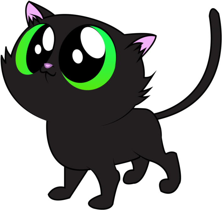 Transparent Cute Black Cat Clipart - My Little Pony Black Cat, HD Png Download PNG with transparent background