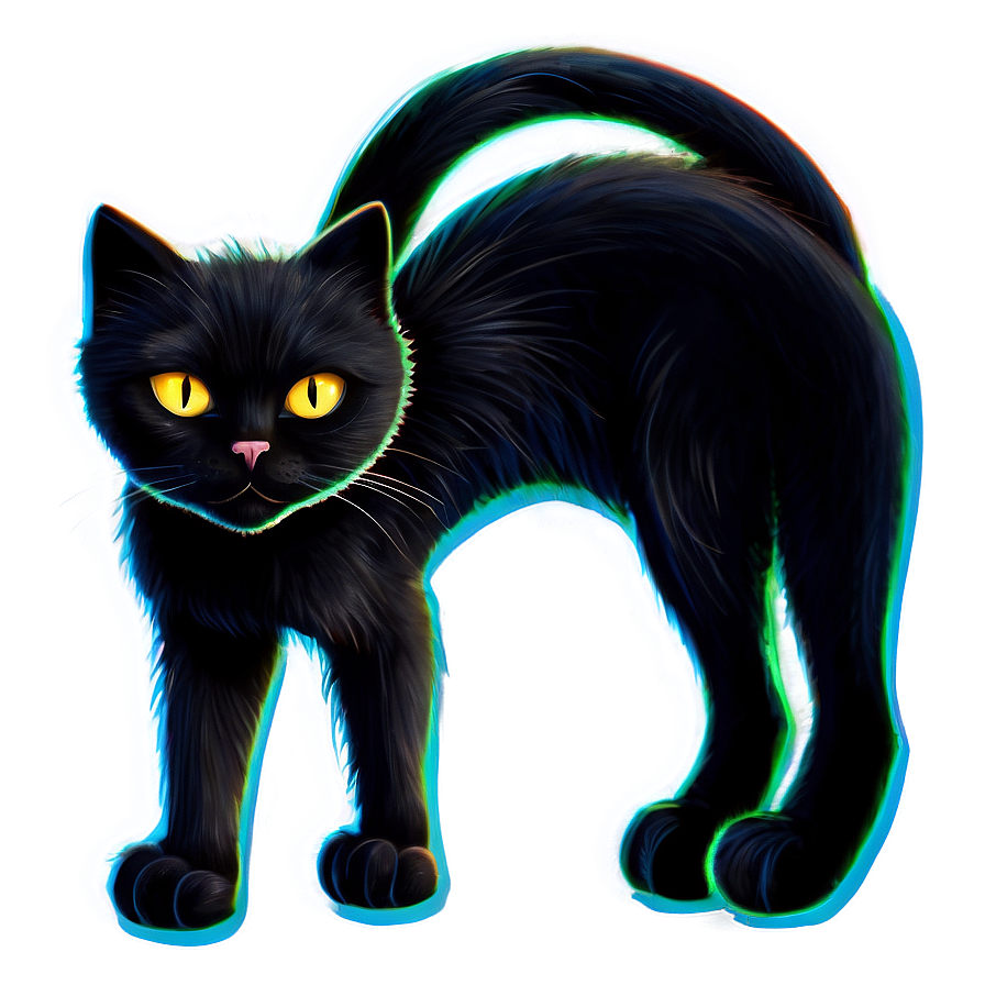 Black Cat Clipart Png 06122024