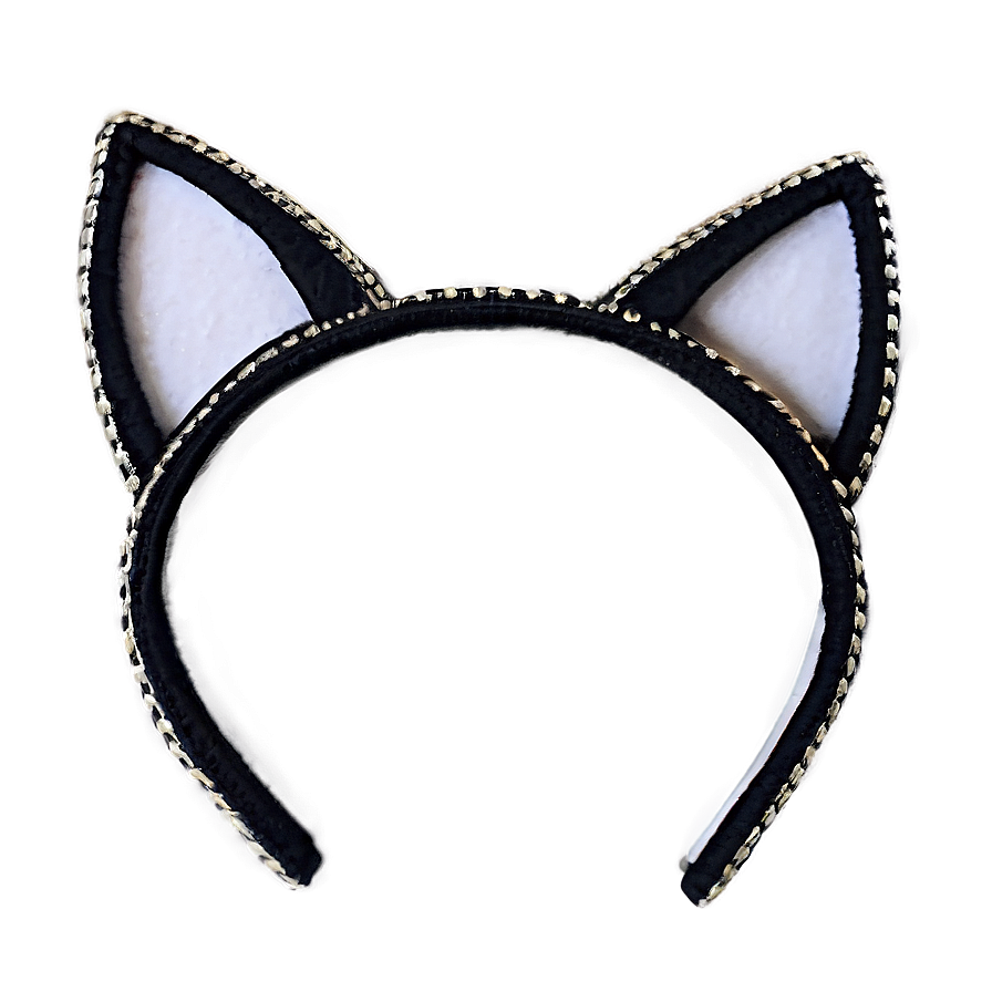 Black Cat Ears Template PNG jvn PNG image with a transparent background, free high-resolution download