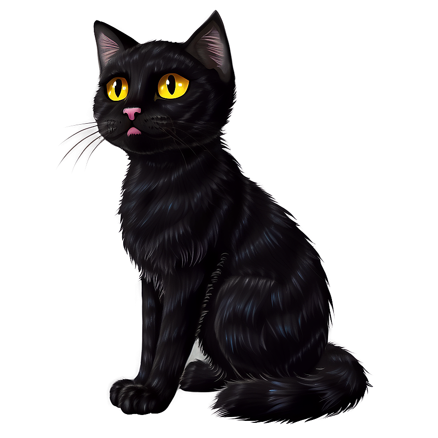 Black Cat Furry Png 66