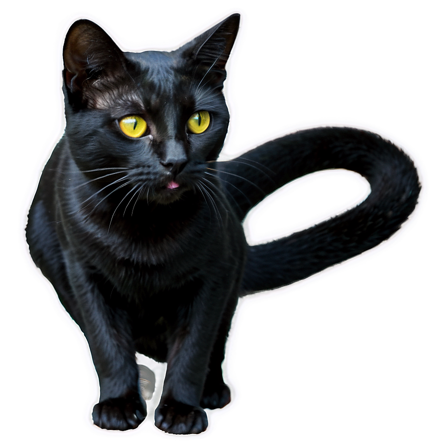 Black Cat PNG nvo99 PNG image with a transparent background, free high-resolution download