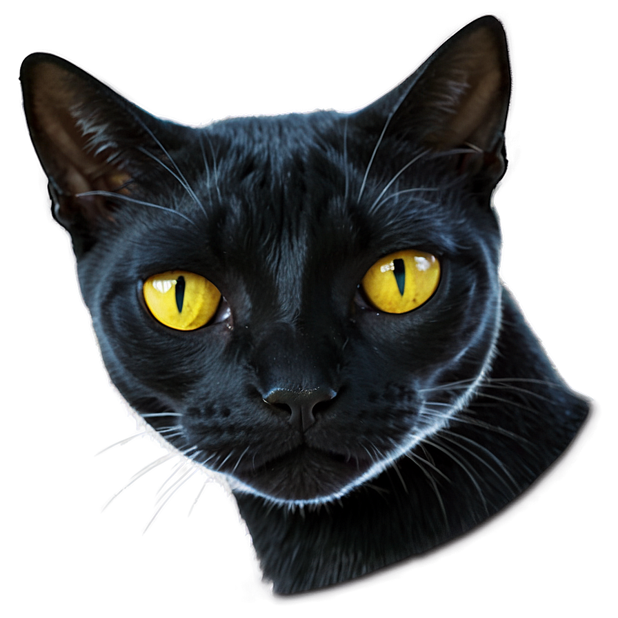 Black Cat Profile Png 74