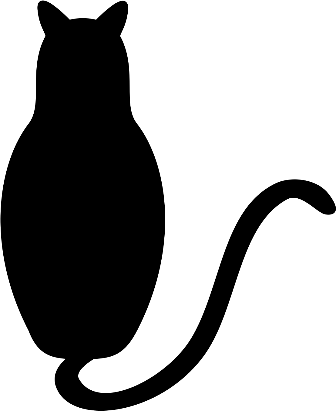 Cat Png Black White, Transparent Png PNG with transparent background